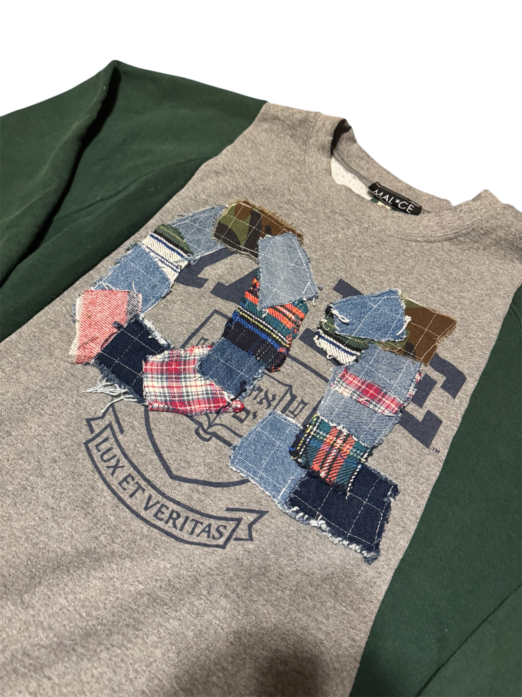 “01” Patchwork Sweatshirt