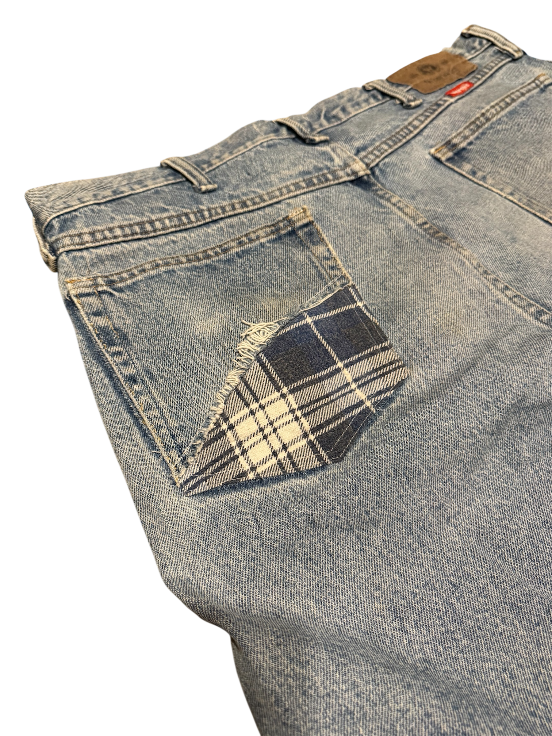 Ripped Flannel Jorts