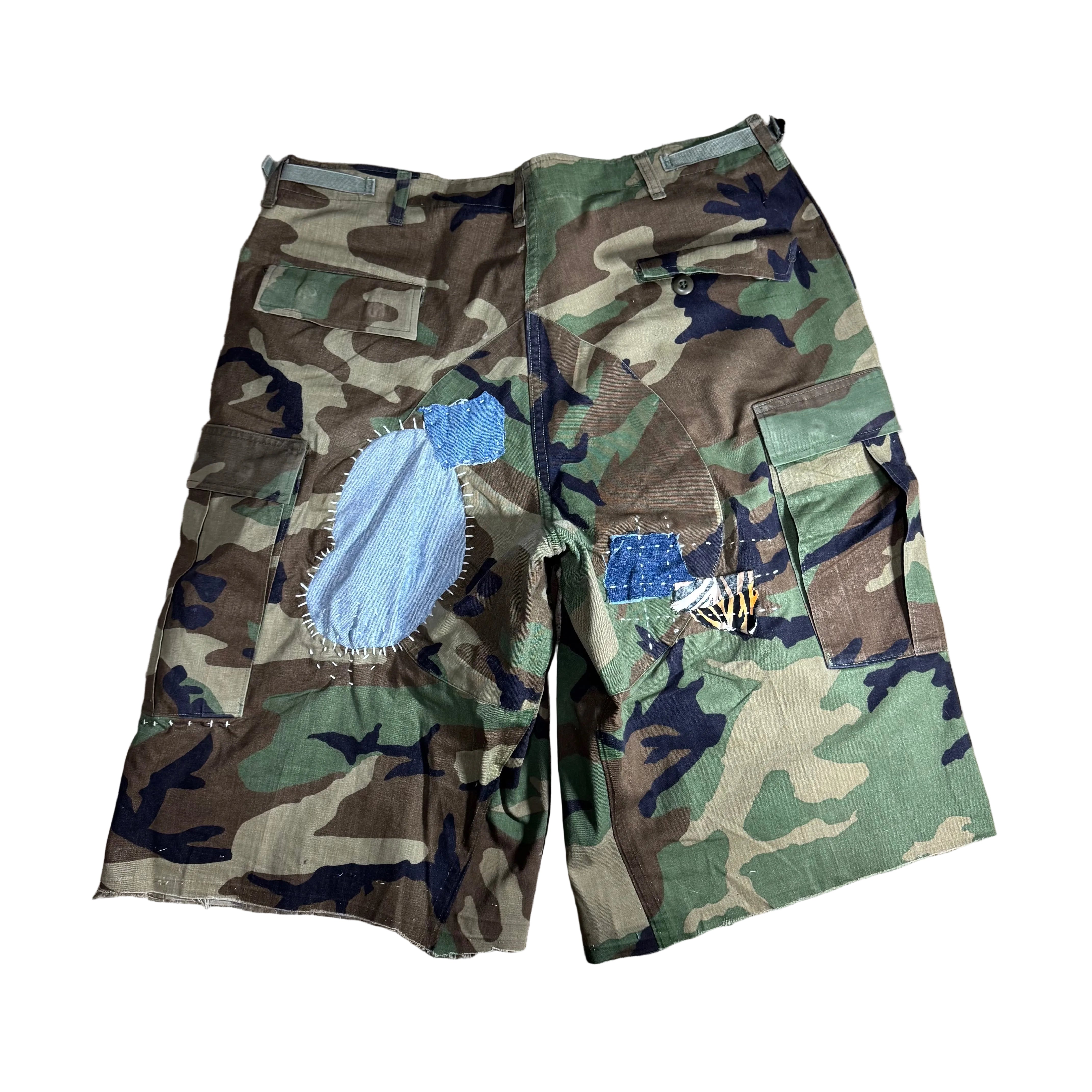 CAMO SASHIKO SHORTS