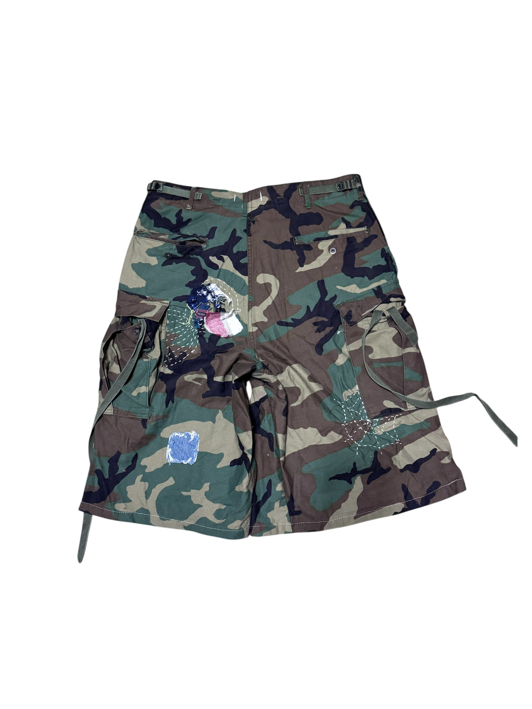Camo Sashiko Shorts